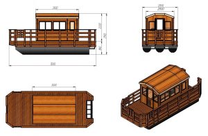 Плавучая дача Остров-23