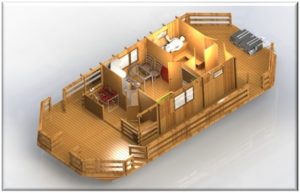 Плавучий дом Остров-60