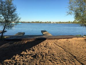 плавучий лодочный причал для рыбалки из понтонов