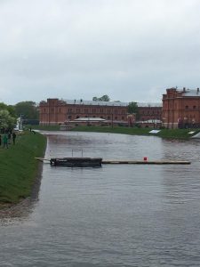 понтонный причал для гребли и соревнований Петербург