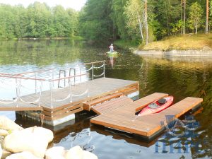 лодочный причал паук для байдарки