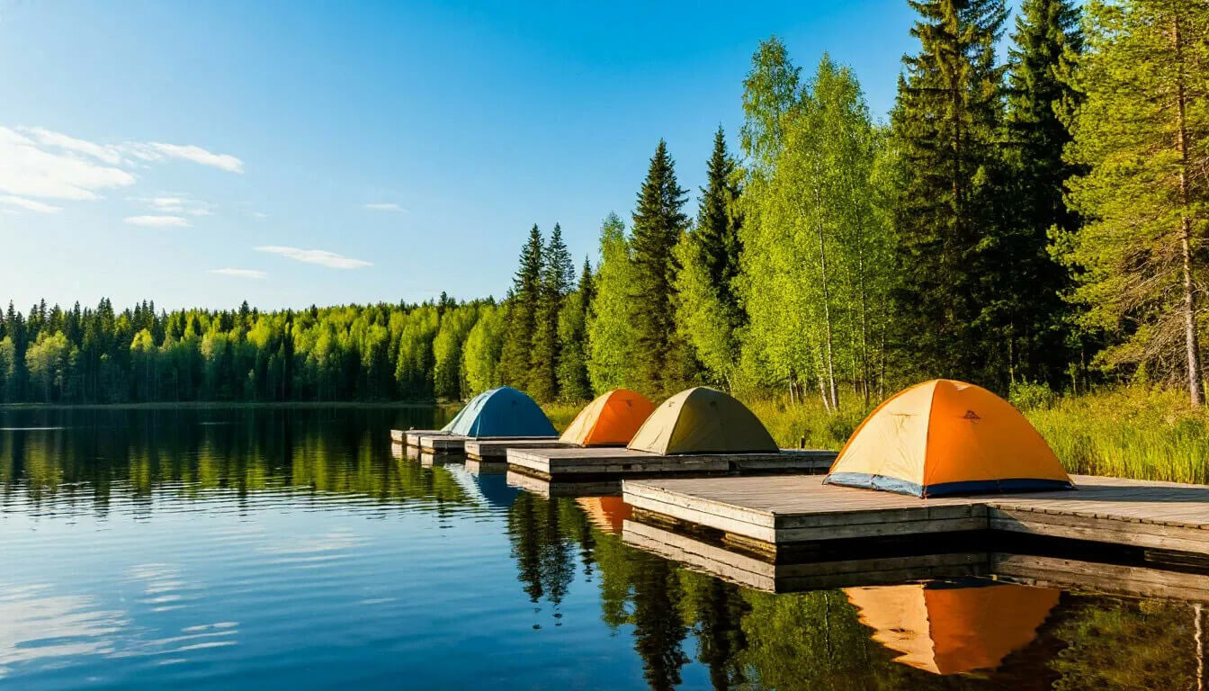 кемпинг на воде