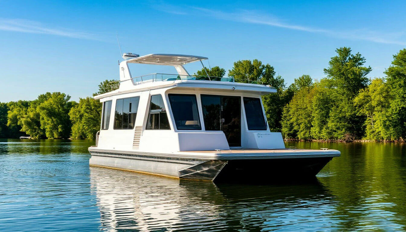 хаусбот-катамаран