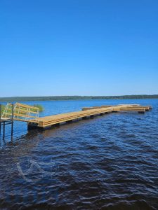 причал частный на понтонах