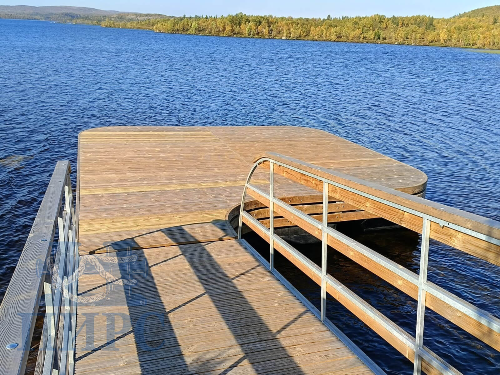 понтон для парка