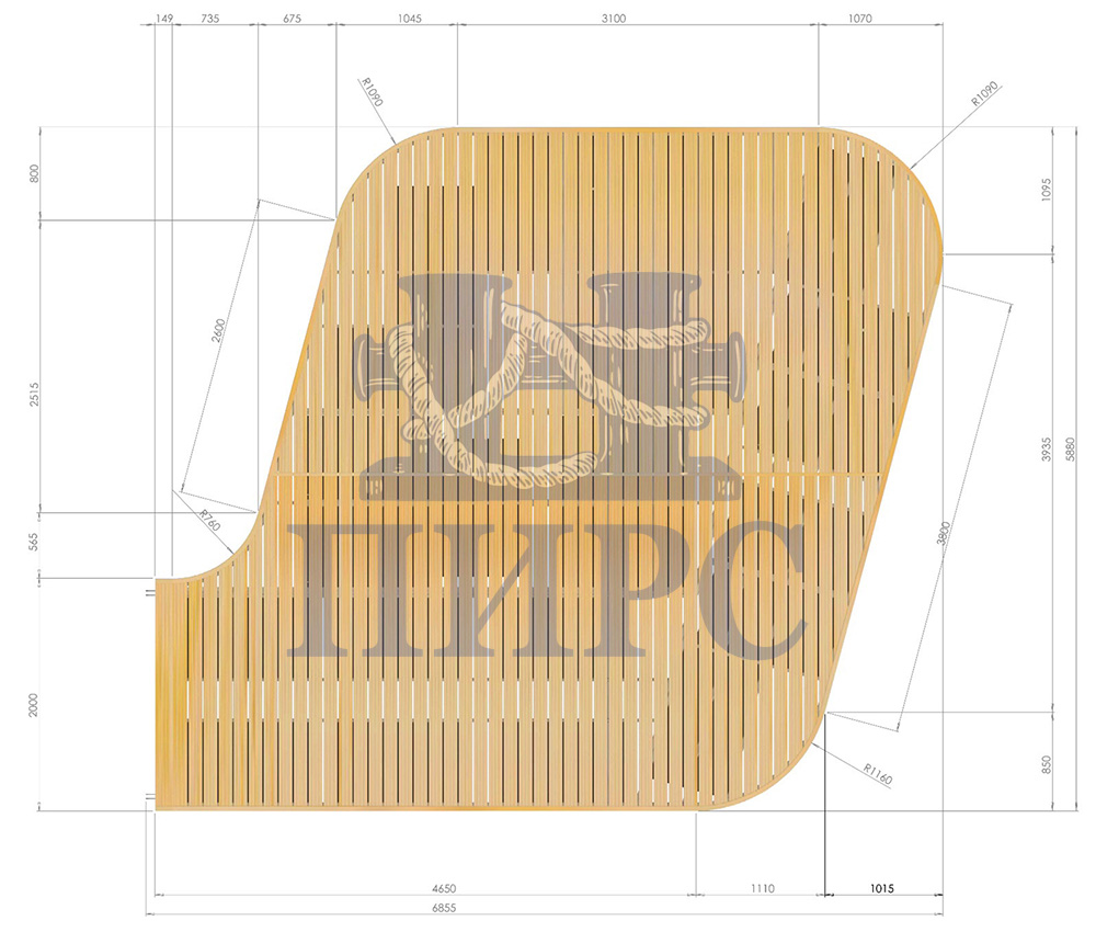 понтон для эко тропы на воде