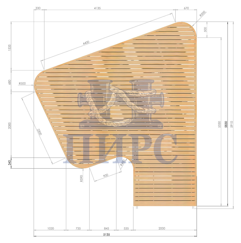 понтон для парка плавучий