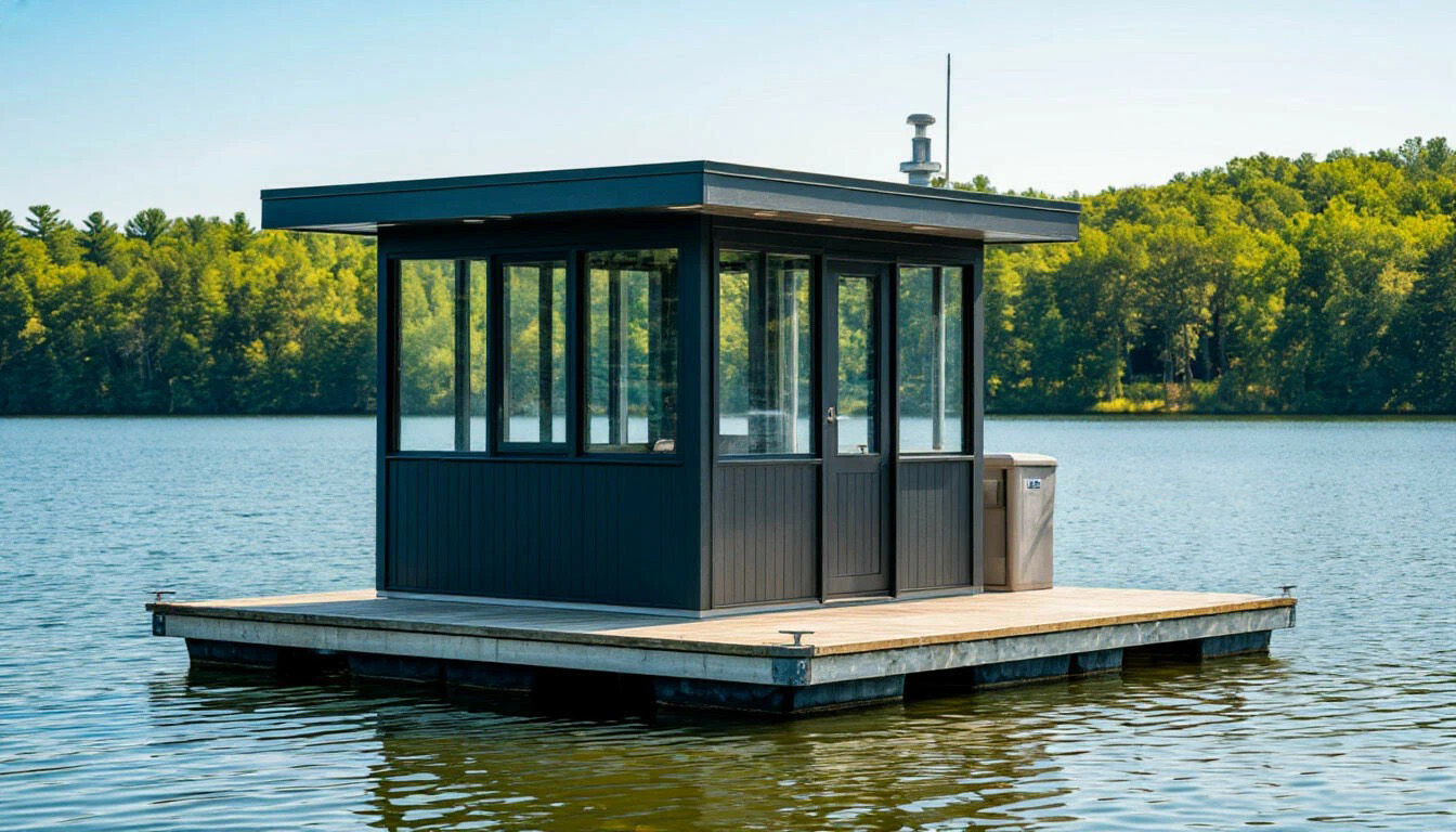 насос на понтоне