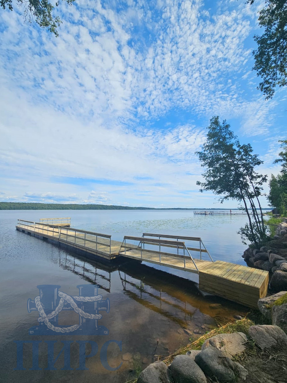 понтонный пирс для лодок