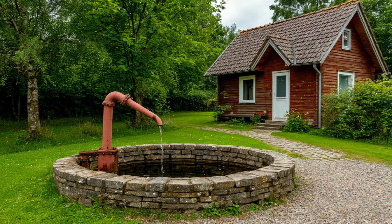 колонка на даче