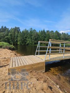 соединение причала с берегом