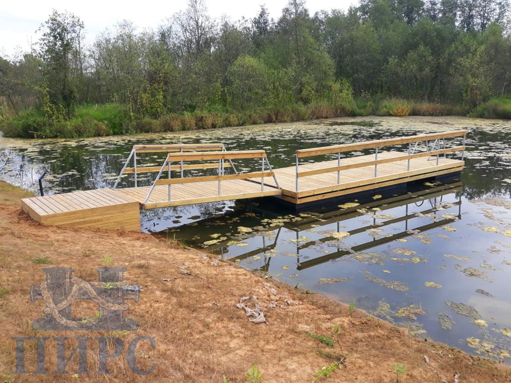 дешевый пирс на понтонах