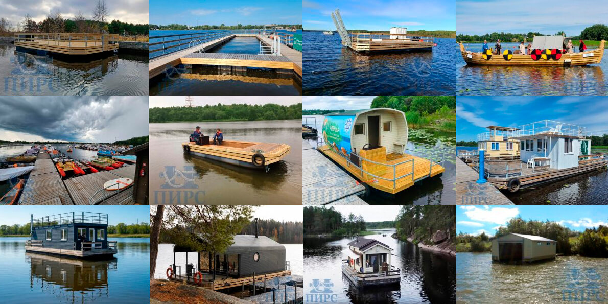 оформление понтонов