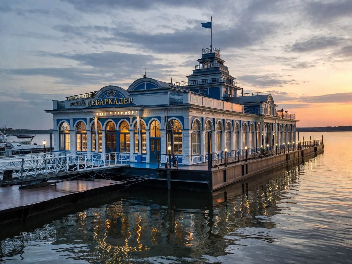 старинный дебаркадер