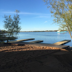 плавучий лодочный причал для рыбалки из понтонов