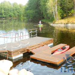 лодочный причал паук для байдарки
