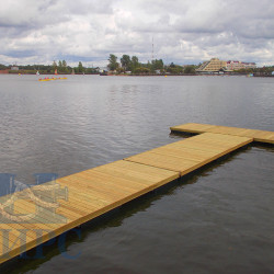 лодочный гребной причал для байдарок и лодок